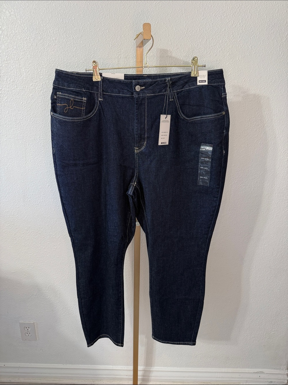 Judy Blue Dark Indigo High Waist Mom  Jeans- Size 22W- NWT